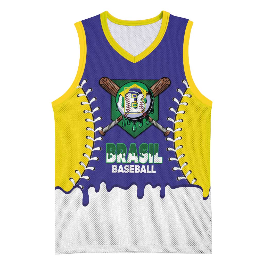 Brazil 2026 Baseball Custom Basketball Jersey Go Champions Drip Style
