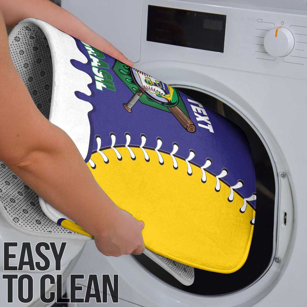 Brazil 2026 Baseball Custom Bathroom Set Go Champions Drip Style