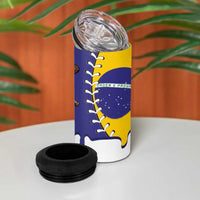 Brazil 2026 Baseball Custom 4 in 1 Can Cooler Tumbler Go Champions Drip Style