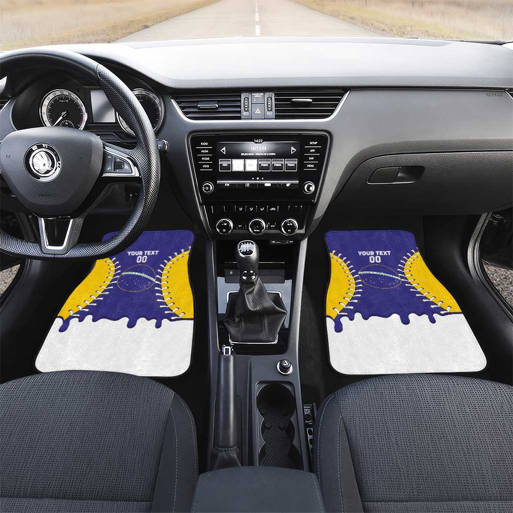 Brazil 2026 Baseball Custom Car Mats Go Champions Drip Style