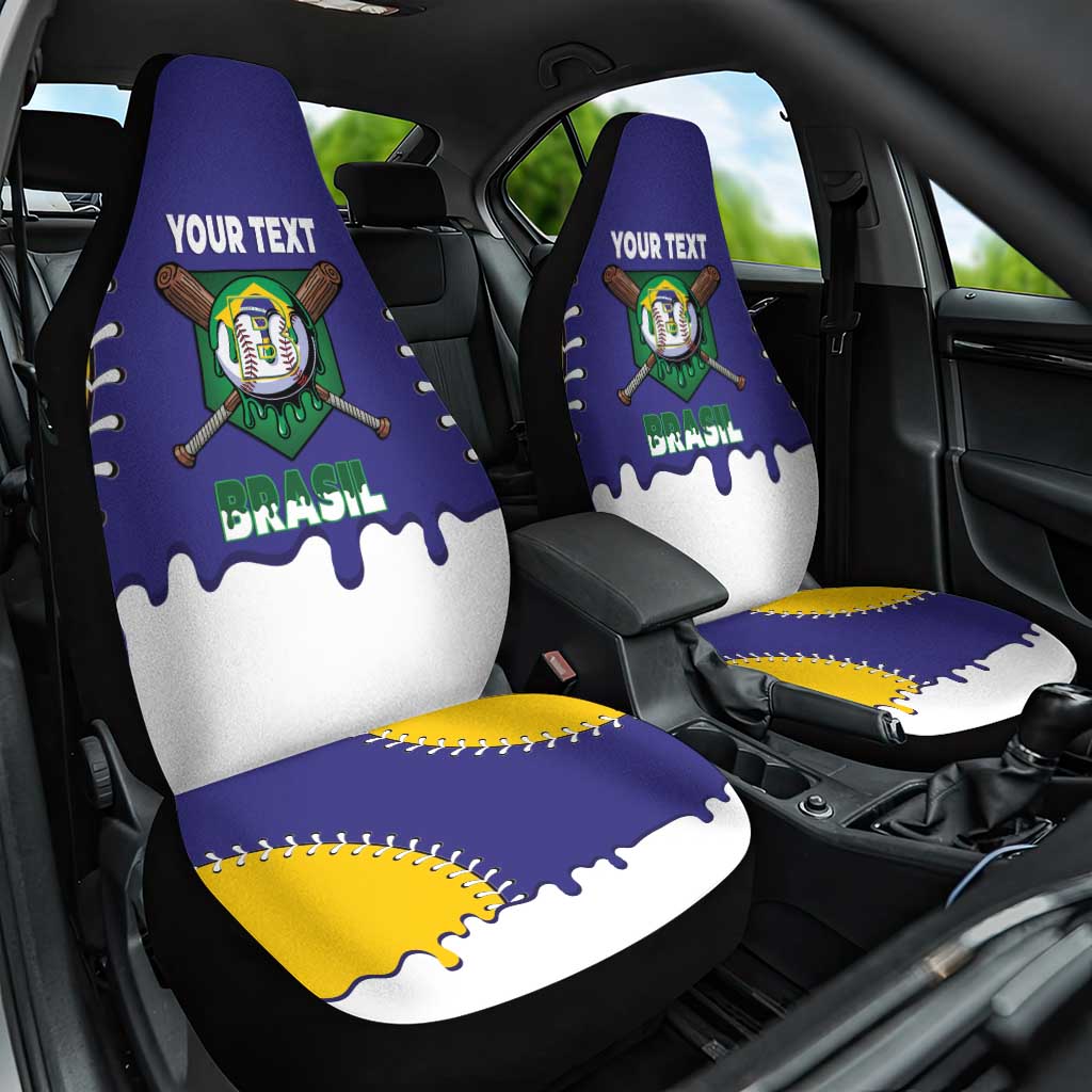 Brazil 2026 Baseball Custom Car Seat Cover Go Champions Drip Style
