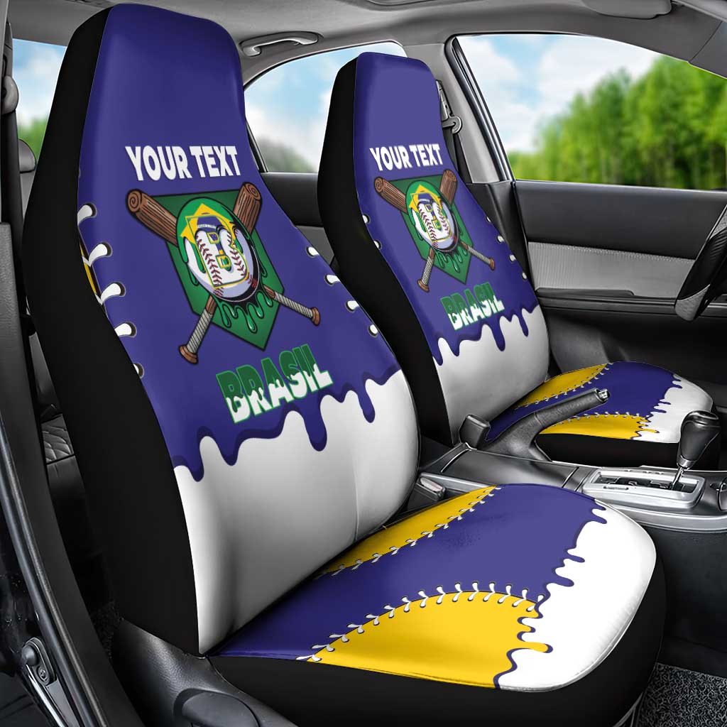Brazil 2026 Baseball Custom Car Seat Cover Go Champions Drip Style