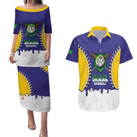Brazil 2026 Baseball Custom Couples Matching Puletasi and Hawaiian Shirt Go Champions Drip Style
