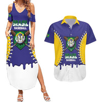 Brazil 2026 Baseball Custom Couples Matching Summer Maxi Dress and Hawaiian Shirt Go Champions Drip Style