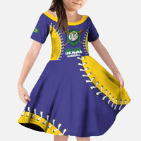 Brazil 2026 Baseball Custom Family Matching Mermaid Dress and Hawaiian Shirt Go Champions Drip Style