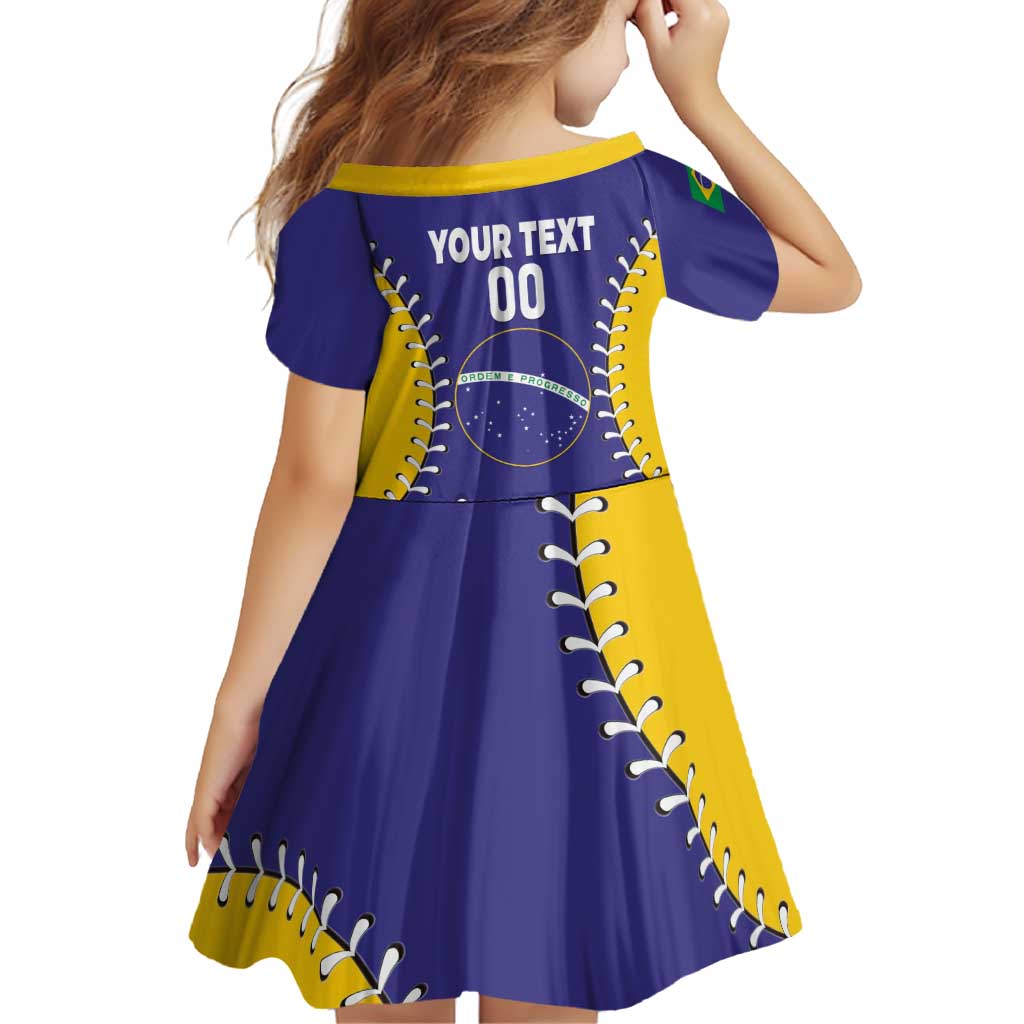 Brazil 2026 Baseball Custom Family Matching Mermaid Dress and Hawaiian Shirt Go Champions Drip Style