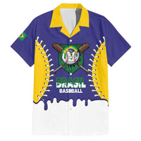 Brazil 2026 Baseball Custom Family Matching Mermaid Dress and Hawaiian Shirt Go Champions Drip Style