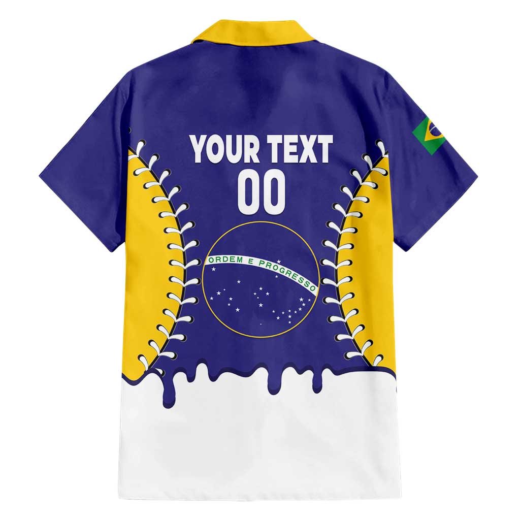 Brazil 2026 Baseball Custom Family Matching Mermaid Dress and Hawaiian Shirt Go Champions Drip Style