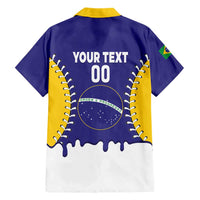 Brazil 2026 Baseball Custom Family Matching Mermaid Dress and Hawaiian Shirt Go Champions Drip Style