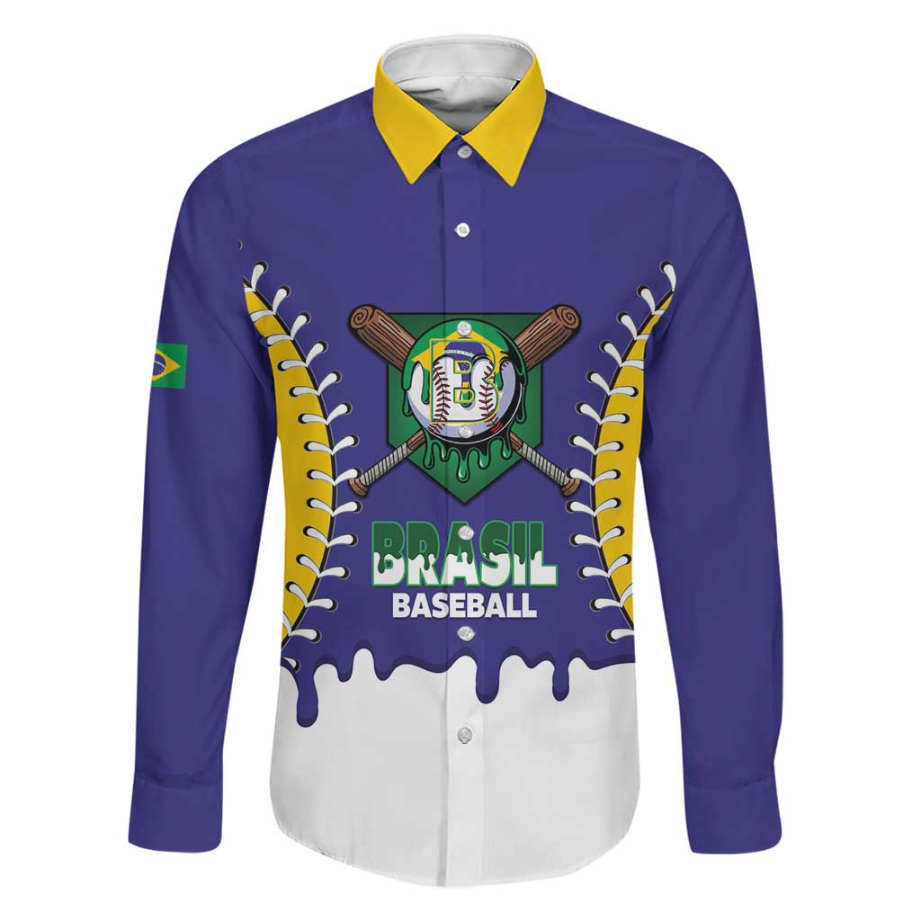 Brazil 2026 Baseball Custom Family Matching Mermaid Dress and Hawaiian Shirt Go Champions Drip Style