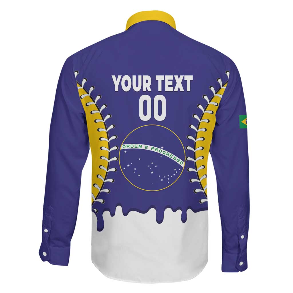 Brazil 2026 Baseball Custom Family Matching Mermaid Dress and Hawaiian Shirt Go Champions Drip Style