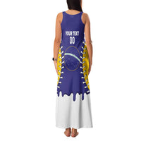 Brazil 2026 Baseball Custom Family Matching Tank Maxi Dress and Hawaiian Shirt Go Champions Drip Style