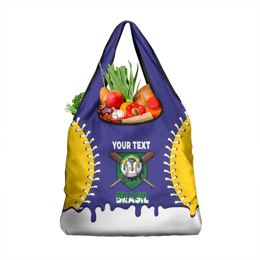 Brazil 2026 Baseball Custom Grocery Bag Go Champions Drip Style