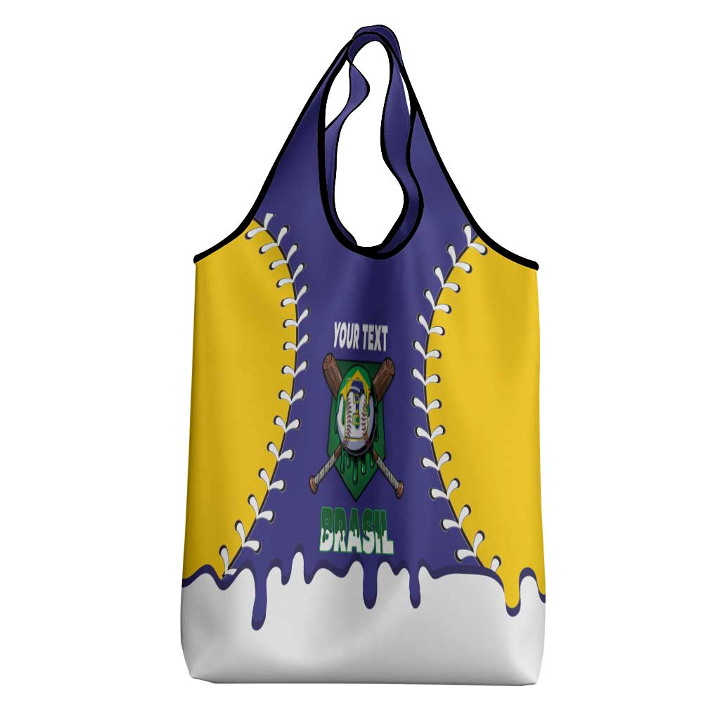 Brazil 2026 Baseball Custom Grocery Bag Go Champions Drip Style