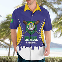 Brazil 2026 Baseball Custom Hawaiian Shirt Go Champions Drip Style