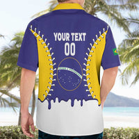 Brazil 2026 Baseball Custom Hawaiian Shirt Go Champions Drip Style
