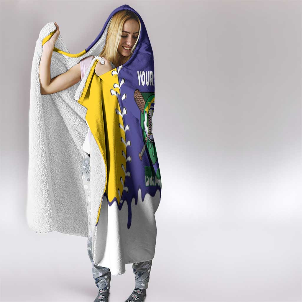 Brazil 2026 Baseball Custom Hooded Blanket Go Champions Drip Style