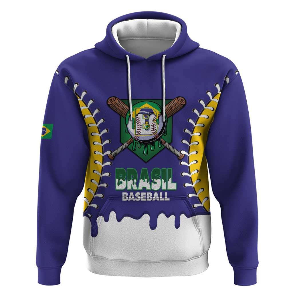 Brazil 2026 Baseball Custom Hoodie Go Champions Drip Style