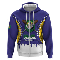 Brazil 2026 Baseball Custom Hoodie Go Champions Drip Style