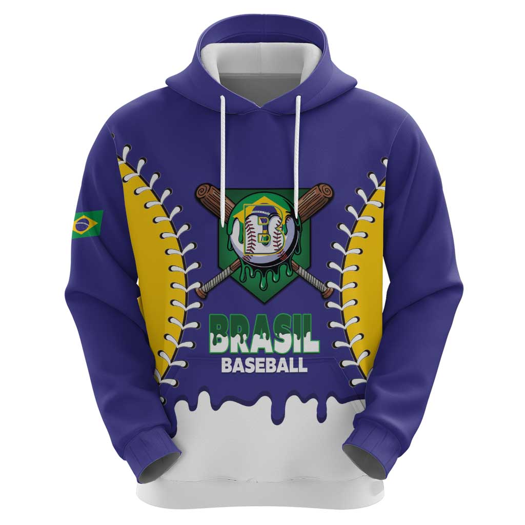 Brazil 2026 Baseball Custom Hoodie Go Champions Drip Style