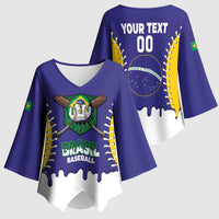 Brazil 2026 Baseball Custom Kimono Sleeve Blouse Go Champions Drip Style