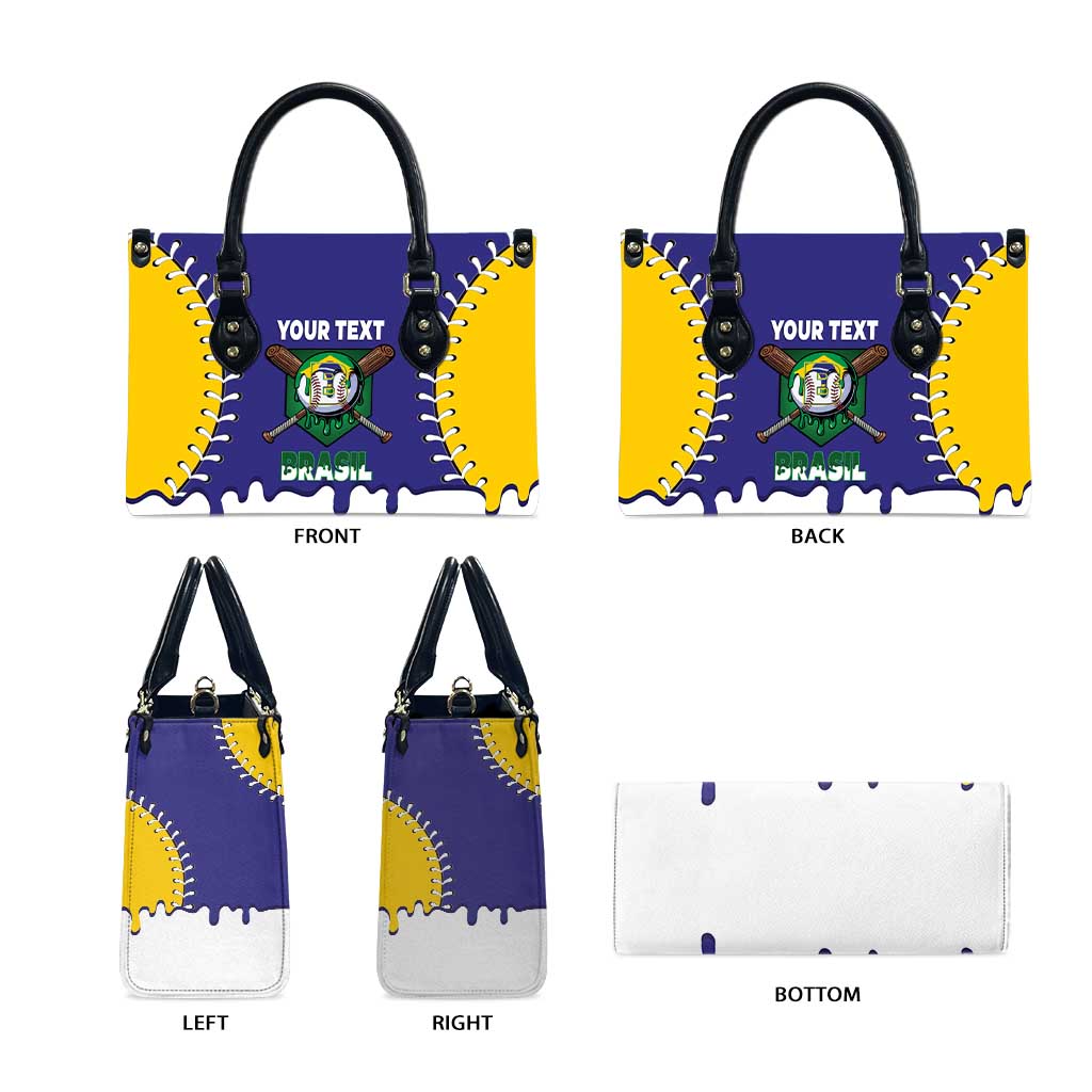 Brazil 2026 Baseball Custom Leather Bag Go Champions Drip Style