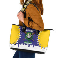 Brazil 2026 Baseball Custom Leather Tote Bag Go Champions Drip Style