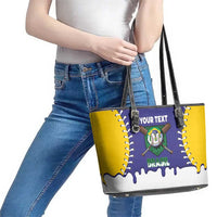 Brazil 2026 Baseball Custom Leather Tote Bag Go Champions Drip Style