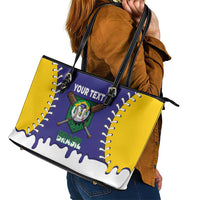Brazil 2026 Baseball Custom Leather Tote Bag Go Champions Drip Style