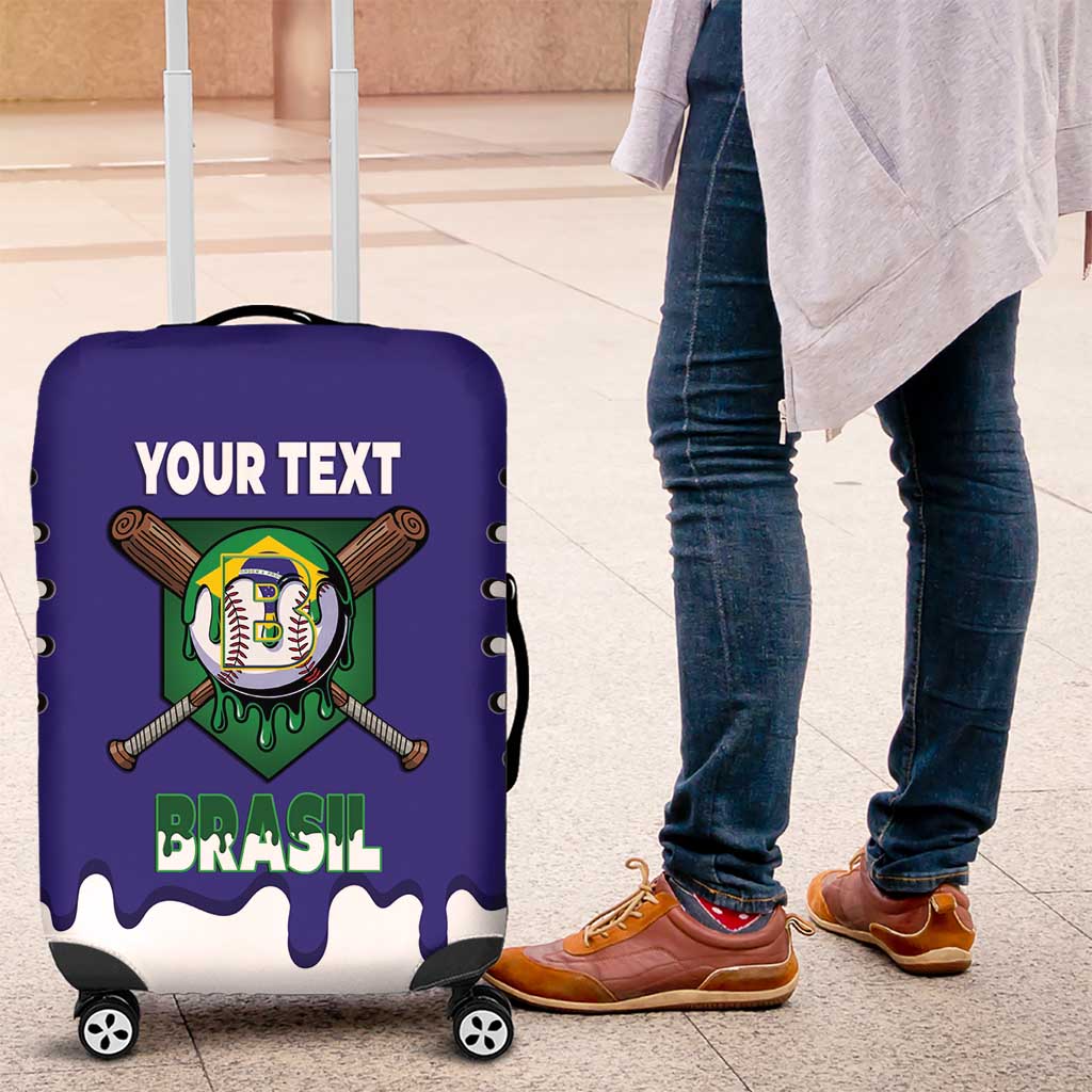 Brazil 2026 Baseball Custom Luggage Cover Go Champions Drip Style