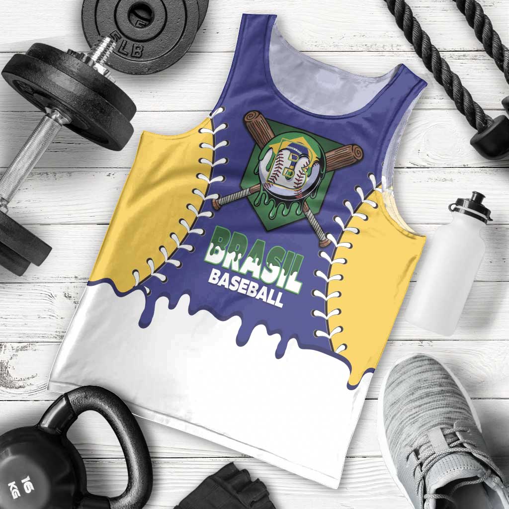Brazil 2026 Baseball Custom Men Tank Top Go Champions Drip Style