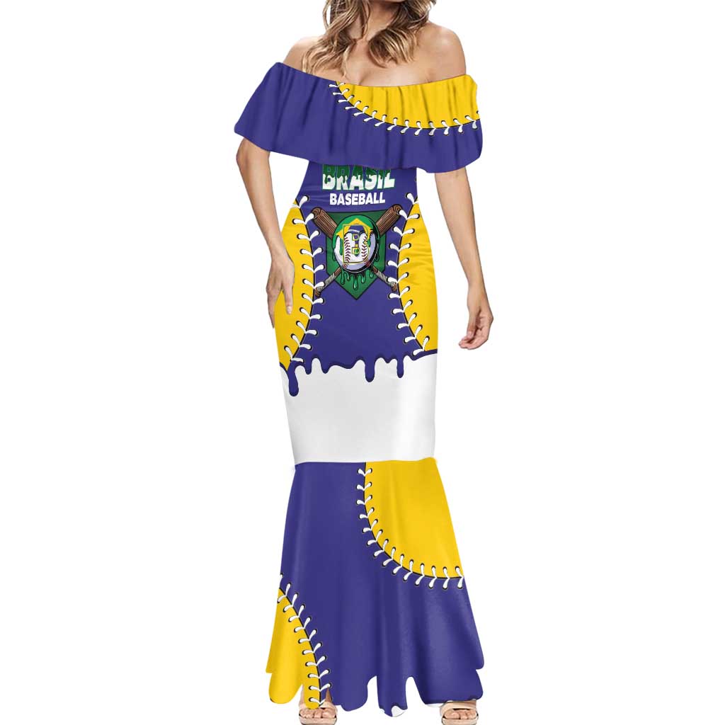 Brazil 2026 Baseball Custom Mermaid Dress Go Champions Drip Style