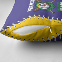 Brazil 2026 Baseball Custom Pillow Cover Go Champions Drip Style