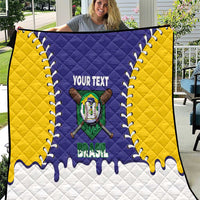Brazil 2026 Baseball Custom Quilt Go Champions Drip Style