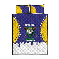 Brazil 2026 Baseball Custom Quilt Bed Set Go Champions Drip Style