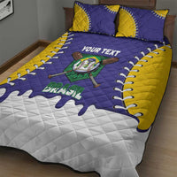 Brazil 2026 Baseball Custom Quilt Bed Set Go Champions Drip Style