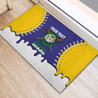 Brazil 2026 Baseball Custom Rubber Doormat Go Champions Drip Style