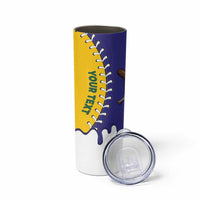 Brazil 2026 Baseball Custom Skinny Tumbler Go Champions Drip Style