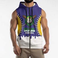 Brazil 2026 Baseball Custom Sleeveless Zip Hoodie Go Champions Drip Style