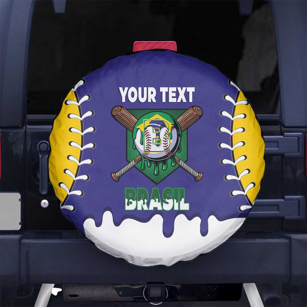 Brazil 2026 Baseball Custom Spare Tire Cover Go Champions Drip Style