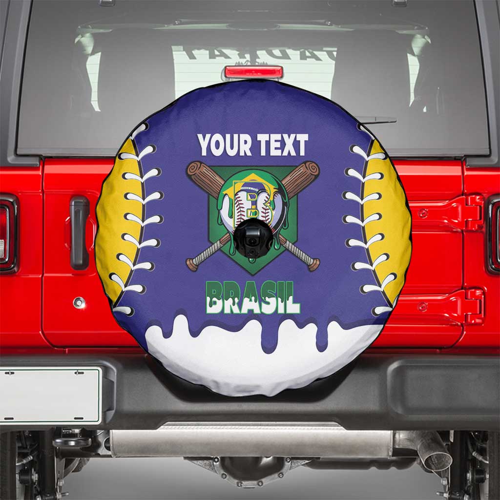 Brazil 2026 Baseball Custom Spare Tire Cover Go Champions Drip Style