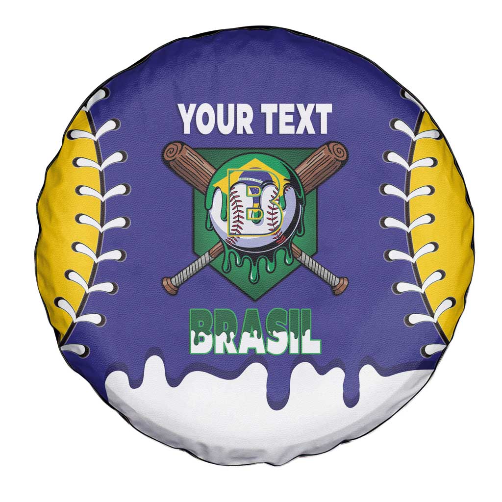 Brazil 2026 Baseball Custom Spare Tire Cover Go Champions Drip Style