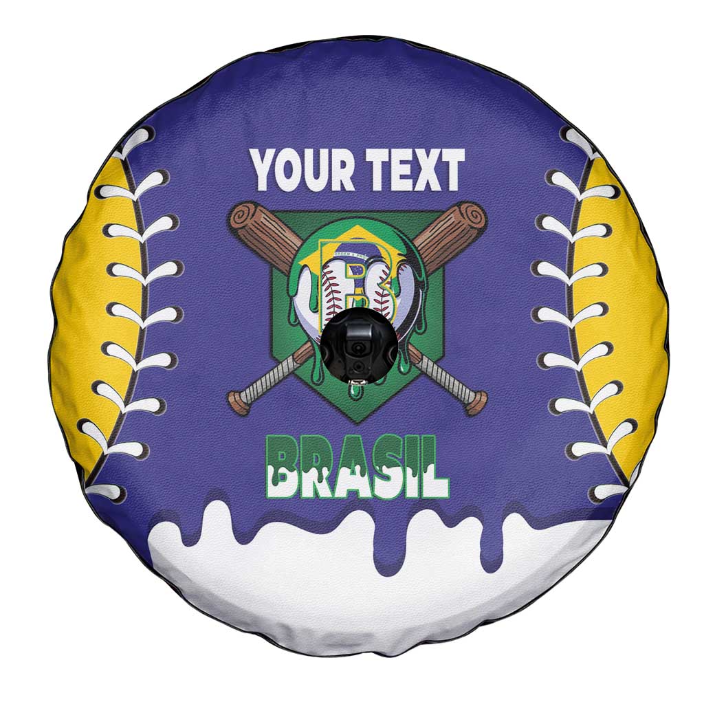 Brazil 2026 Baseball Custom Spare Tire Cover Go Champions Drip Style