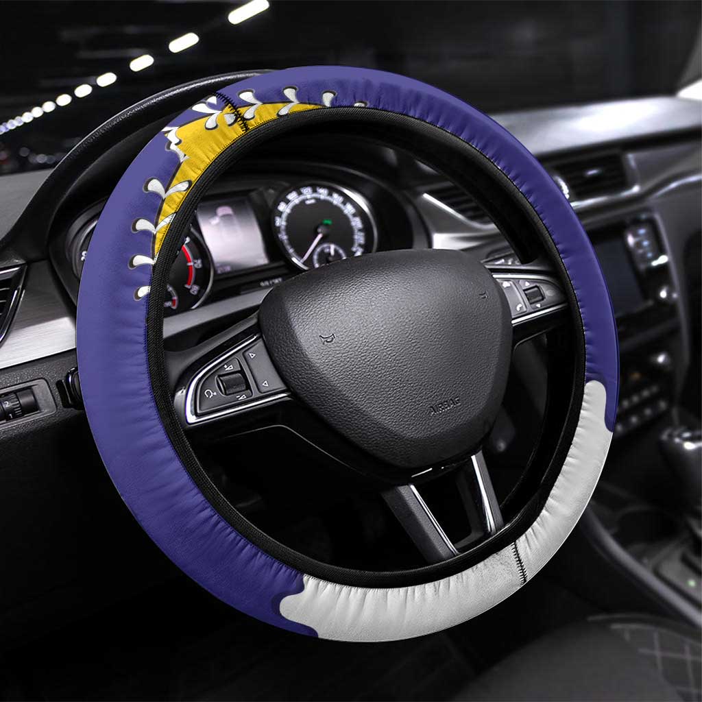 Brazil 2026 Baseball Steering Wheel Cover Go Champions Drip Style