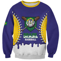 Brazil 2026 Baseball Custom Sweatshirt Go Champions Drip Style
