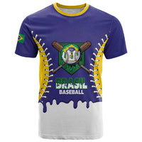 Brazil 2026 Baseball Custom T Shirt Go Champions Drip Style