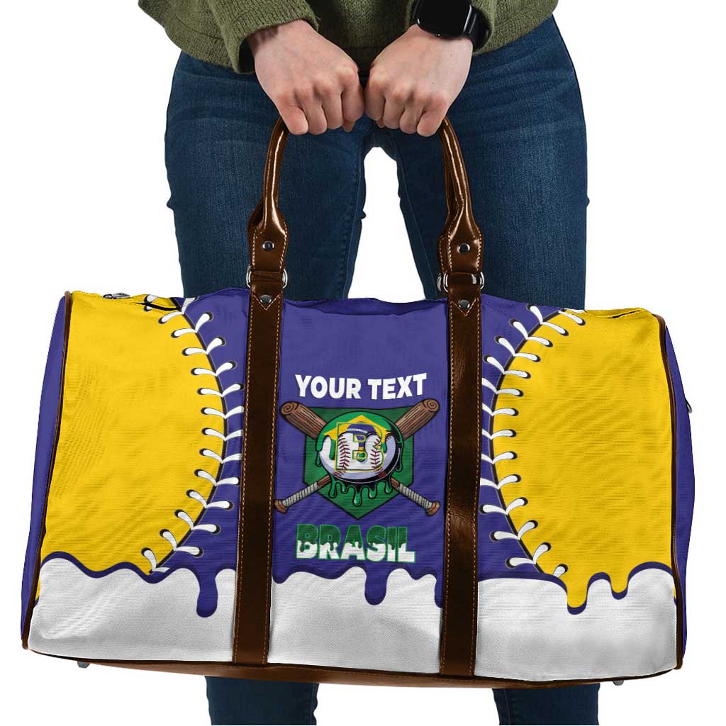 Brazil 2026 Baseball Custom Travel Bag Go Champions Drip Style