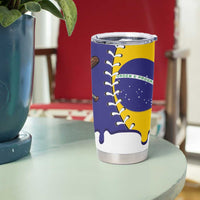 Brazil 2026 Baseball Custom Tumbler Cup Go Champions Drip Style