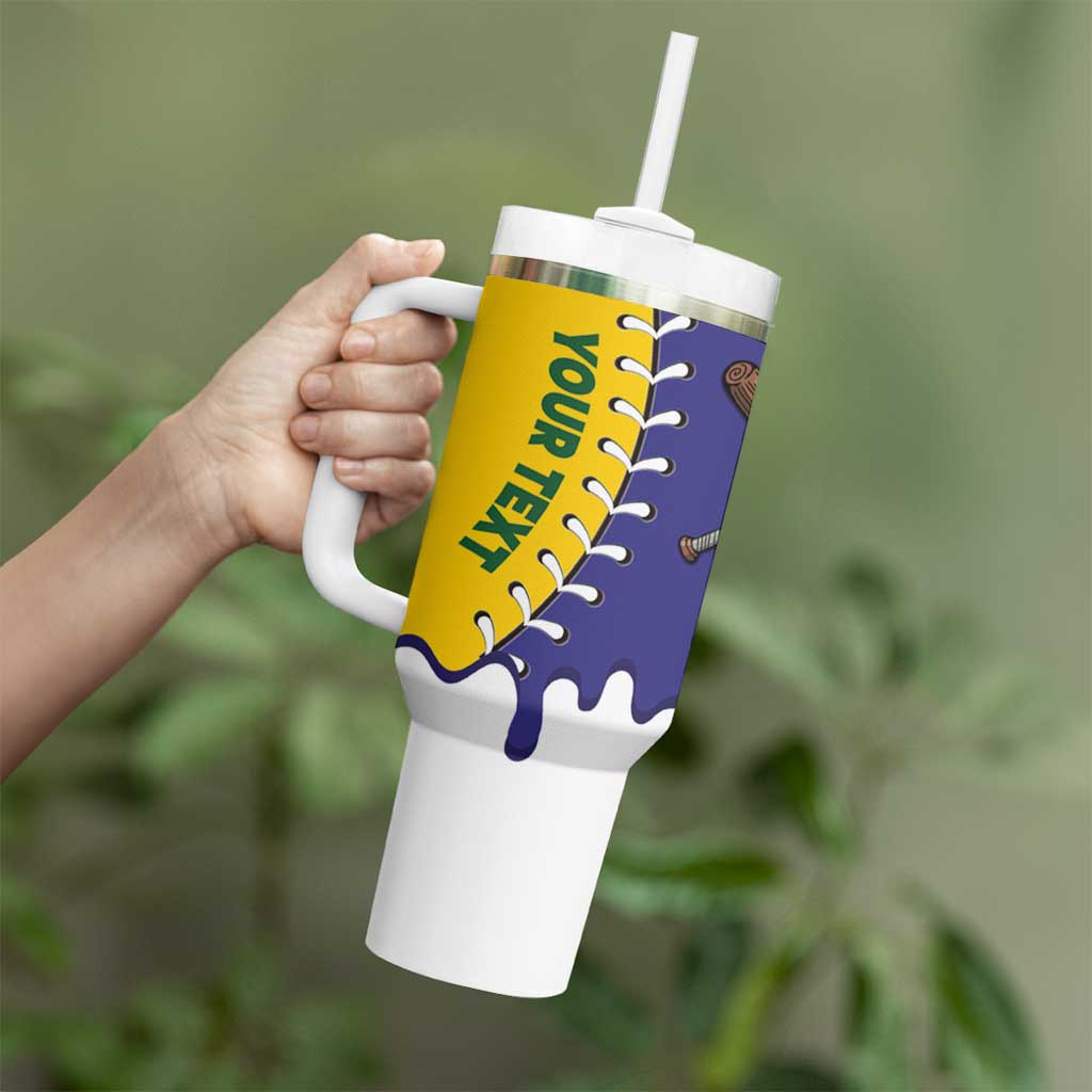 Brazil 2026 Baseball Custom Tumbler With Handle Go Champions Drip Style
