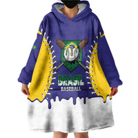 Brazil 2026 Baseball Custom Wearable Blanket Hoodie Go Champions Drip Style
